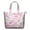 Pink Breast Cancer, variant on Pink Breast Cancer and Pioneer Flower Travel Tote Bags for Women Carry On,Large Weekender Bags for Women Travel,Multi Functional Duffle Bag for Work,Shopping,Sports
