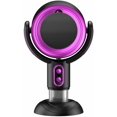 thumbnail image 1 of Portable Air Purifier Fan with Dual-Channel Filtration USB Rechargeable 2-Speed Tabletop Black Purple, 1 of 6