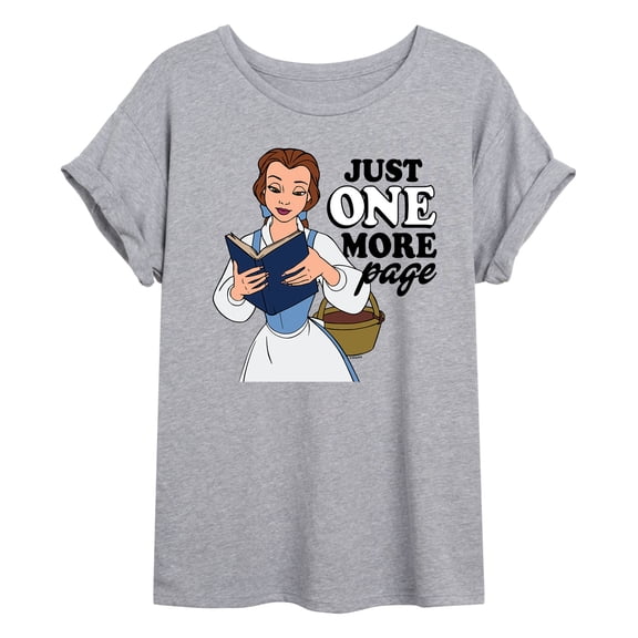 Disney Princess - Belle One More Page - Women's Oversized T-Shirt