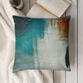 thumbnail image 3 of YINGXI Throw Pillow Covers Living Room Decorative Sofa Pillowcases Multi Blue Orange Painting 18x18in, 3 of 5