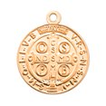 thumbnail image 4 of St. Benedict Gold Medal Necklace, 4 of 10
