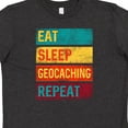 thumbnail image 4 of Inktastic Geocacher Adventure Eat Sleep Geocaching Repeat Youth T-Shirt, 4 of 5