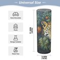 thumbnail image 2 of Plastic Vase 11.8 x 3.9 Inch Vase Transparent Non-Breakable Plastic Ornamental Culture Bottle Storage Jar Modern Family Wedding Decoration Forest Fierce Tiger, 2 of 6