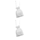 thumbnail image 4 of Kearding Bolsa de dulces de boda hogar exquisito DIY tamaño pequeño accesorio de envoltura bolsas de regalo de Color sólido contenedor de Blanco 9 × 12.5 × 14 cm 2piezas, 4 of 6