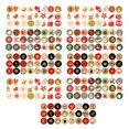 thumbnail image 2 of 9 Pcs Sealing Sticker Christmas Sticker Premium Christmas Labels Cookie Bags Stickers Self-Adhesive Sticker for Gift Bag, 2 of 6