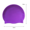 thumbnail image 4 of Cheers.US Unisex Adult Silicone Swim Cap Waterproof Swimming Hat Durable Non-Slip Swimming Pool Cap Elastic Swimming Cap for Long and Short Hair, 4 of 4