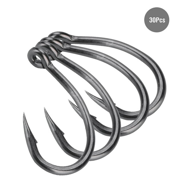 Fishing Hook, Convenient To Use And 30pcs Fishhook, Anti-Deformation Fine Workmanship For Fisherman Sea Fishing