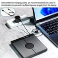 thumbnail image 2 of External Blue Ray Optical Drive Portable Bluray Player CD Burner Reader Compatible with PC Laptop, 2 of 5