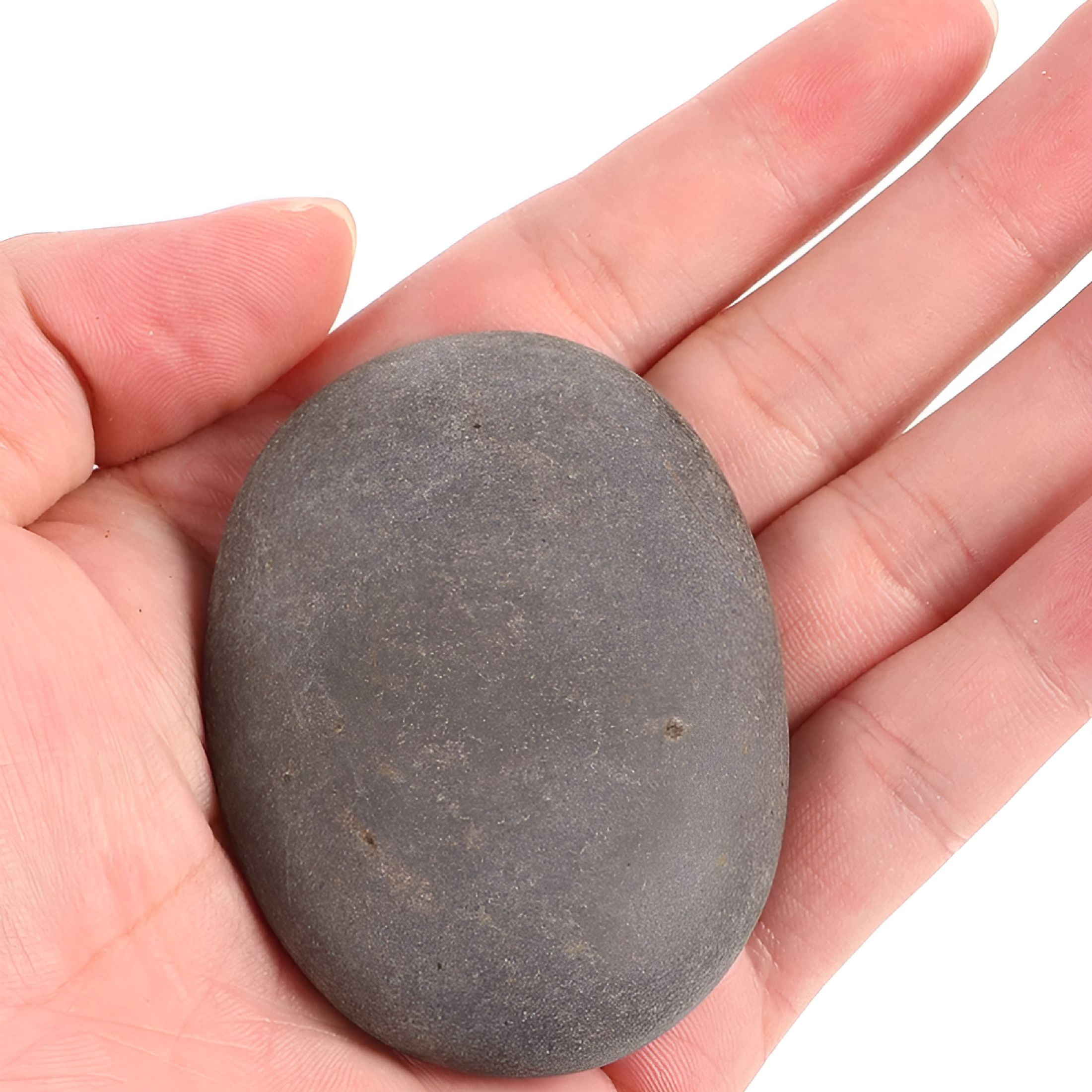 CCOCC 2026 New 2 Pcs Creative Painting Stones Diy Painting Stone Flat Rocks for Painting for Crafts, Art, School Projects, Home Decor, Kids Decorative Rocks Painting Pebble Child