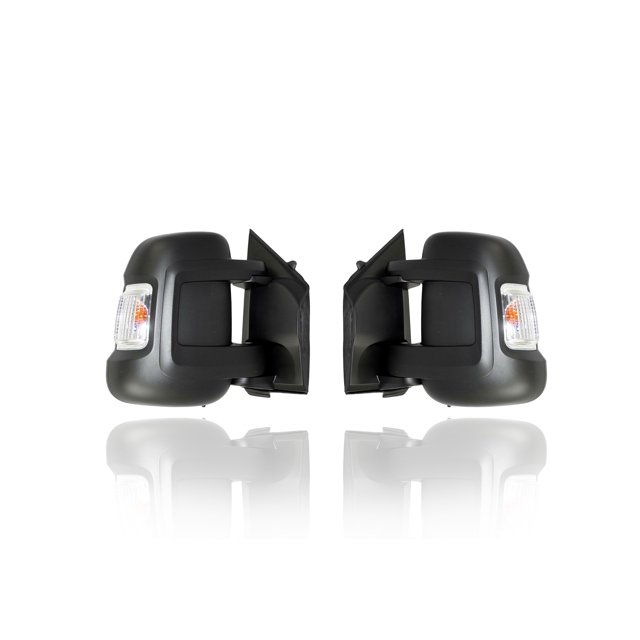 Door Mirror - Pacific Best Inc. Fit/For 14-20 RAM 1500 ProMaster Cargo Van - Non-Extending, Manual Folding - Pair, Left Driver + Right Passenger Set - 5VE98JXWAF, 5VE99JXWAF