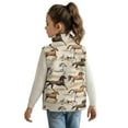 thumbnail image 3 of Pzuqiu Horse Print Boys Sleeveless Vests Size 4 Toddler Boy Clothes Warm Soft Winter Lightweight Sleeveless Fleece Jacket with Pocket Full Zip Fall Outfits Fashion Clothing, 3 of 7