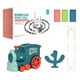 thumbnail image 1 of Juego Creativo Apilamiento Automático Juegos para 60 PCS Domino Train Toys () Azul, 1 of 9