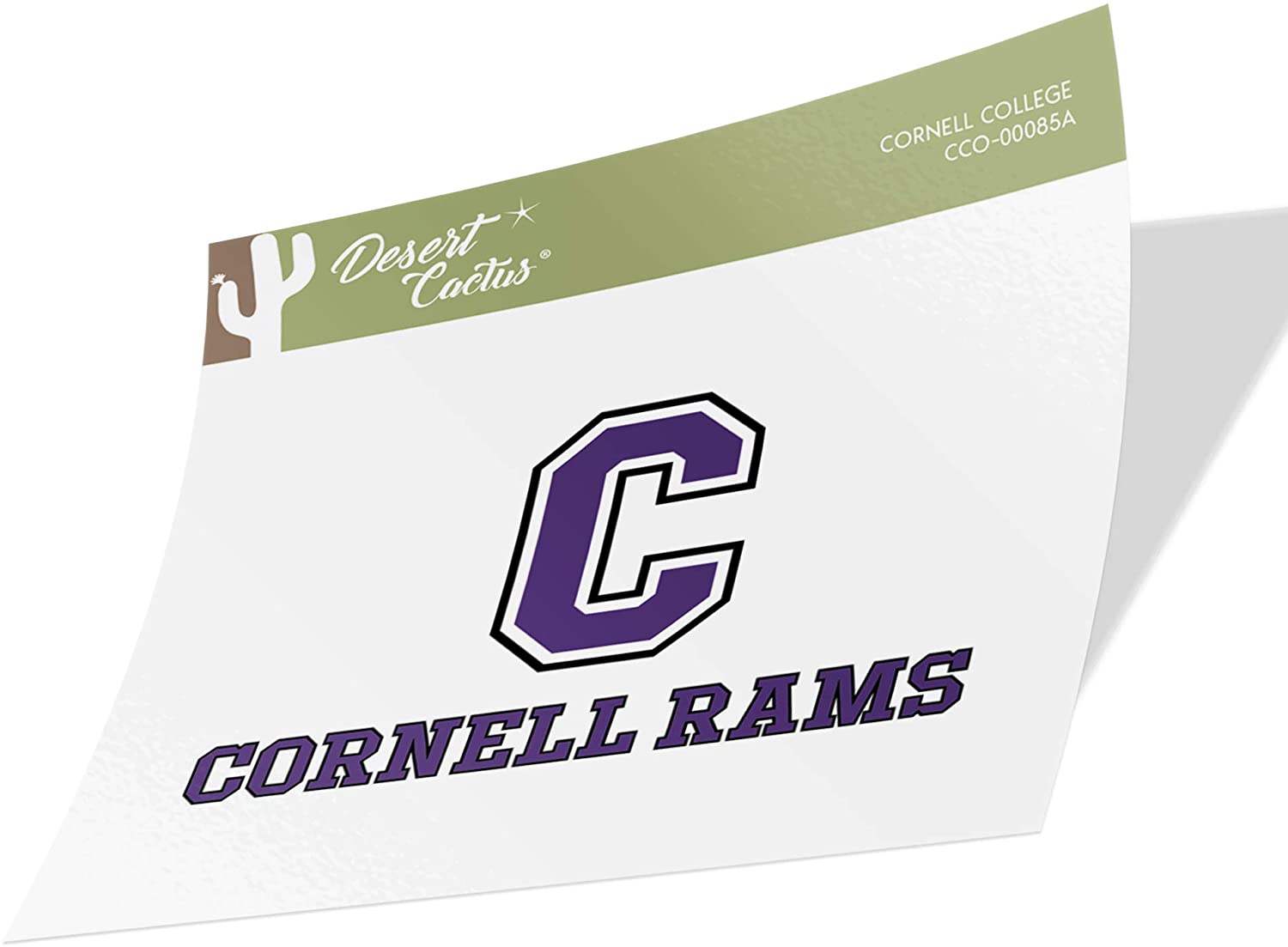 Cornell College Rams NCAA Vinyl Decal Laptop Water Bottle Car Scrapbook