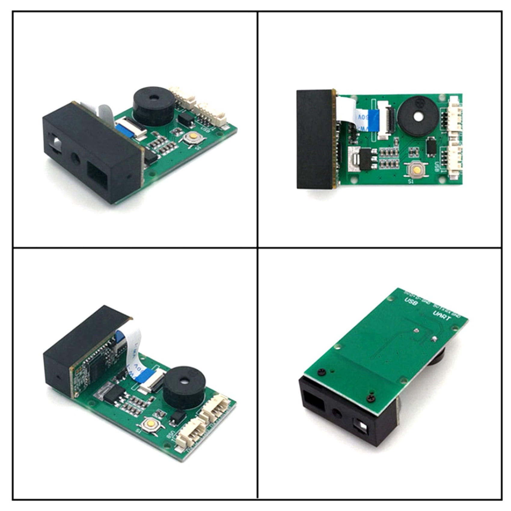 2X GM67 1D 2D USB UART Bar Code Qr Code Scanner Module Reader for Android