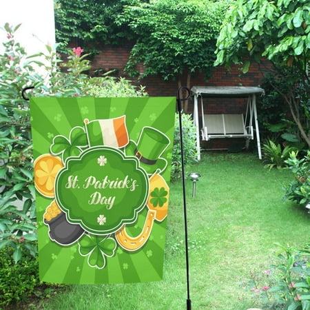 MYPOP Saint Patricks Day Decor Garden Flag 28x40 inches