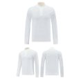 thumbnail image 1 of Aqestyerly Haut de Sport d'Extérieur pour Homme d'Été Uni à Manches Longues, Tissu Respirant Effet Glace, Col Rond, Parfait pour la Course, 1 of 6