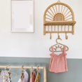 thumbnail image 5 of 2X Percha de Ratán Estante Organizador de Ropa para Niños Percha, 5 of 5