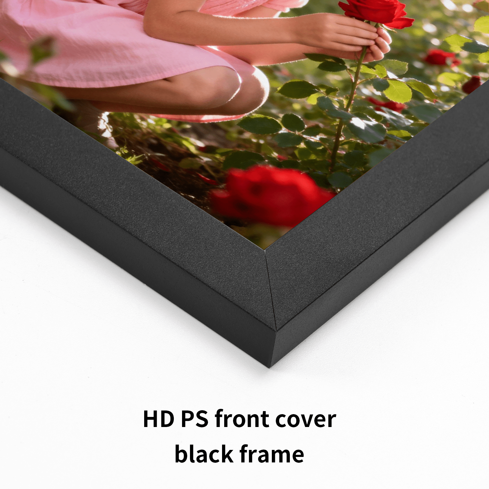 24x30 Picture Frame for Wall Mounted Display Vertically or Horizontally, Black