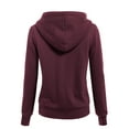 thumbnail image 4 of MixMatchy Women's Long Sleeve Zip Up Cozy Hoodie Jacket, 4 of 5