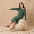 thumbnail image 2 of Cushionaire Darla Kids Mesh Mary Jane Ballet Flats, Girls Shoes with Buckle, 2 of 19