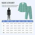 thumbnail image 4 of Picia Great White Shark Pattern Men’s Long-Sleeve Sleepwear Set - Soft 2-Piece Loungewear with Pockets, Comfy PJs for Relaxing Nights-XX-Large, 4 of 7