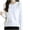 White, variant on Sweaters For Women Solid Color Casual Loose Base Knitted Crew Neck Winter Black Sweaters Blouse (M)