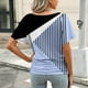 thumbnail image 4 of mfyjkho Tops Bohemios Para Mujer, Blusa Informal De Manga Corta Con Cuello En V Y Estampado Para Mujer Tops Para Hacer Ejercicio M, 4 of 6