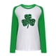 thumbnail image 4 of Pntutb Día de San Patricio Moda Mujer Casual Manga larga Impreso Señoras Sudaderas tops Pntutb Pntutb-6483, 4 of 6