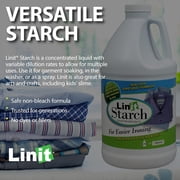 Linit® Concentrated Liquid Laundry Starch for Clothes, Crafts, and Fabric, 64 fl oz