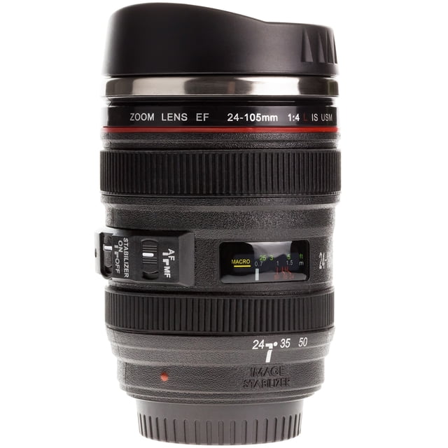 Lente de cámara Thermos Canon Thermo Metal-Black 178g