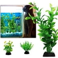 thumbnail image 4 of Fish Tank Accessories Green Plants, 11pcs Green Fish Tank Decorations, Aquarium Decor Plastic Plants, 4 of 7