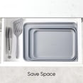 thumbnail image 5 of Baking Pan Set Carbon Steel Blue & Grey 3-Piece, 5 of 8