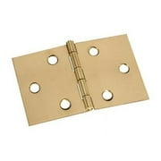 NATIONAL MFG SALES CO 2 in. National Hardware Polished Brass Hinge 3-/16 in. (Pack of 5).