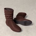 thumbnail image 5 of BURUDANI Women's Slouchy Flat Suede Ankle Boots, 5 of 5