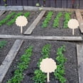 thumbnail image 4 of RXIRUCGD Wooden Sign Creative Gardening Plant Label Can Write Insert Ground 10PCS, 4 of 8