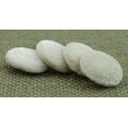 thumbnail image 2 of 12 Pieces Solid 2 Holes Sewing Velvet Fabric Cloth Covered Scrapbooking Craft Buttons, 2 of 5