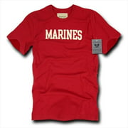 Oceanside, Applique Military T-Shirts, Marines, Red, X-Large