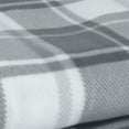 thumbnail image 4 of Biddeford Gray Buffalo Plaid Polyester Electric Blanket, Non-Standard, 4 of 5