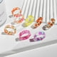 thumbnail image 3 of Juego De Anillos De Resina De 8 Uds., Nudillos Coloridos De Verano, Anillos Apilables Transparentes, Divertidos Anillos De Plástico De Frutas, Regalo De Joyería Cateissary AP005830-00, 3 of 6