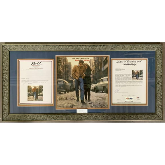 Bob Dylan Signed Autographed The Freewheelin' Album Record With PSA DNA COA