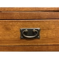 thumbnail image 3 of Pemberly Row Arts and Crafts 4-Drawer Solid Wood China Cabinet in Cherry, 3 of 4