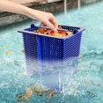 thumbnail image 2 of Filtre de Piscine avec Poignée, Panier de Filtre de Piscine Durable et Résistant, Outil de Nettoyage Réutilisable pour Pompe de Piscine Creusée, Installation Facile (Bleu), 2 of 8