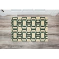 thumbnail image 2 of Linon Home Décor Roma Area Rug Collection, Gray and Turquoise, 2' x 3', 2 of 3