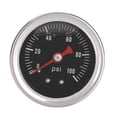 thumbnail image 2 of Medidor De Regulador De Presión De Combustible De Coche Universal Medidor De Combustible/Aceite De Llenado Líquido 0-100 Psi/Bar Advancent VI002601-00, 2 of 7