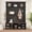 Black, variant on Farmhouse 4-in-1 Hall Tree with 6 Hooks, Entryway Bench with Shelves, Shoe Organizer with 16 Compartments for Mudroom, Living Room, White