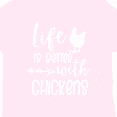 thumbnail image 4 of Inktastic Life is Better with Chickens Boys or Girls Toddler T-Shirt, 4 of 5
