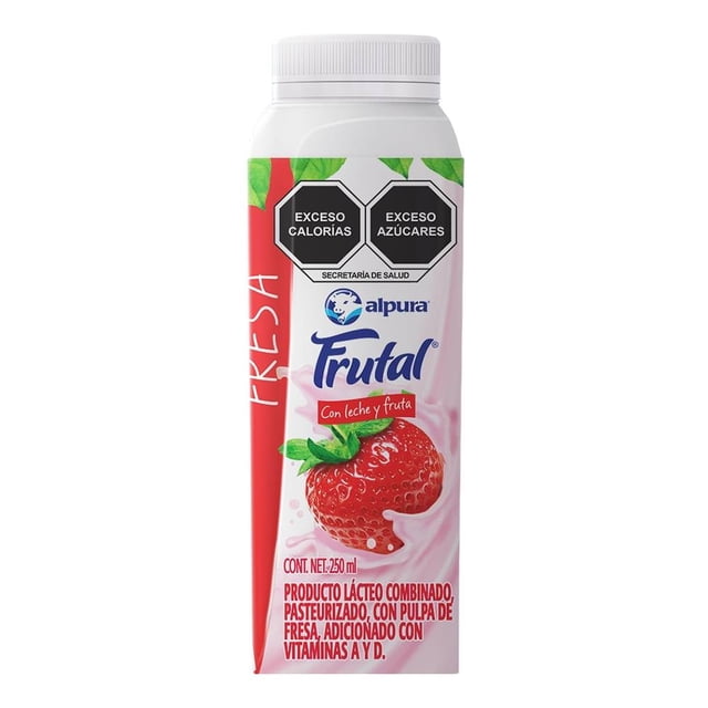 Producto lácteo Alpura Frutal fresa 250 ml