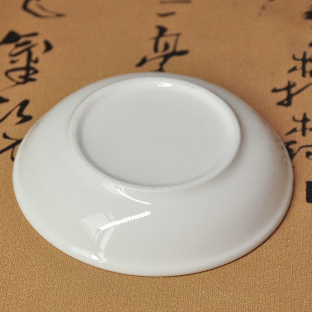 MLINS  12 Pcs Round Dish Ceramic Ink Disc Painting Tray Art Palette
