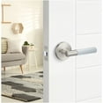 thumbnail image 3 of Sure-Loc Ap102-Rd Grip-Skn Aspra Round Privacy Door Lever Set - Nickel, 3 of 7