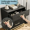 thumbnail image 6 of NEILA Dresser for Bedroom with 3 Drawers, Modern Wood Dresser for Closet, Chest of Drawers for Bedroom, Nursery, Living Room, Hallway, 6 of 7